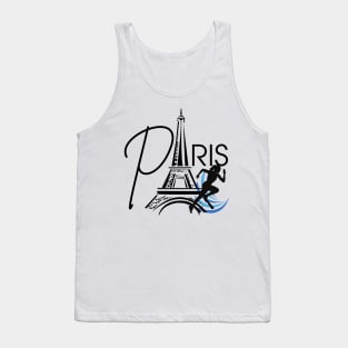 Paris summer games running Tank Top
